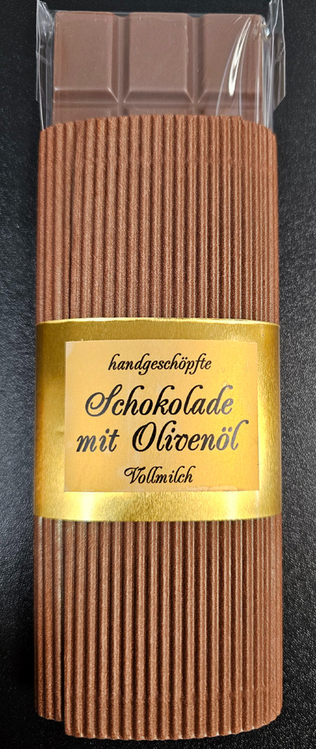 Vollmilch-Schokolade mit Olivenöl