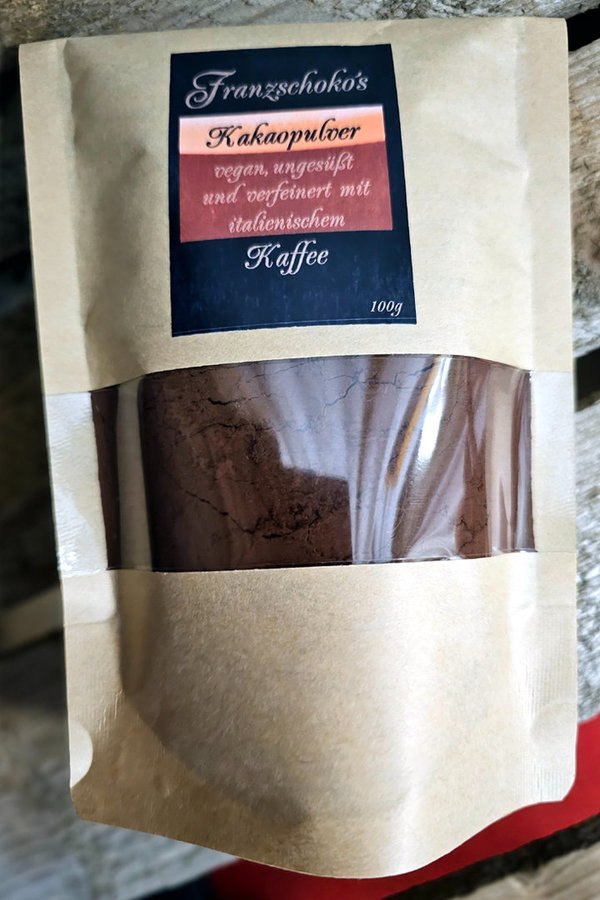 Kakaopulver mit Kaffee